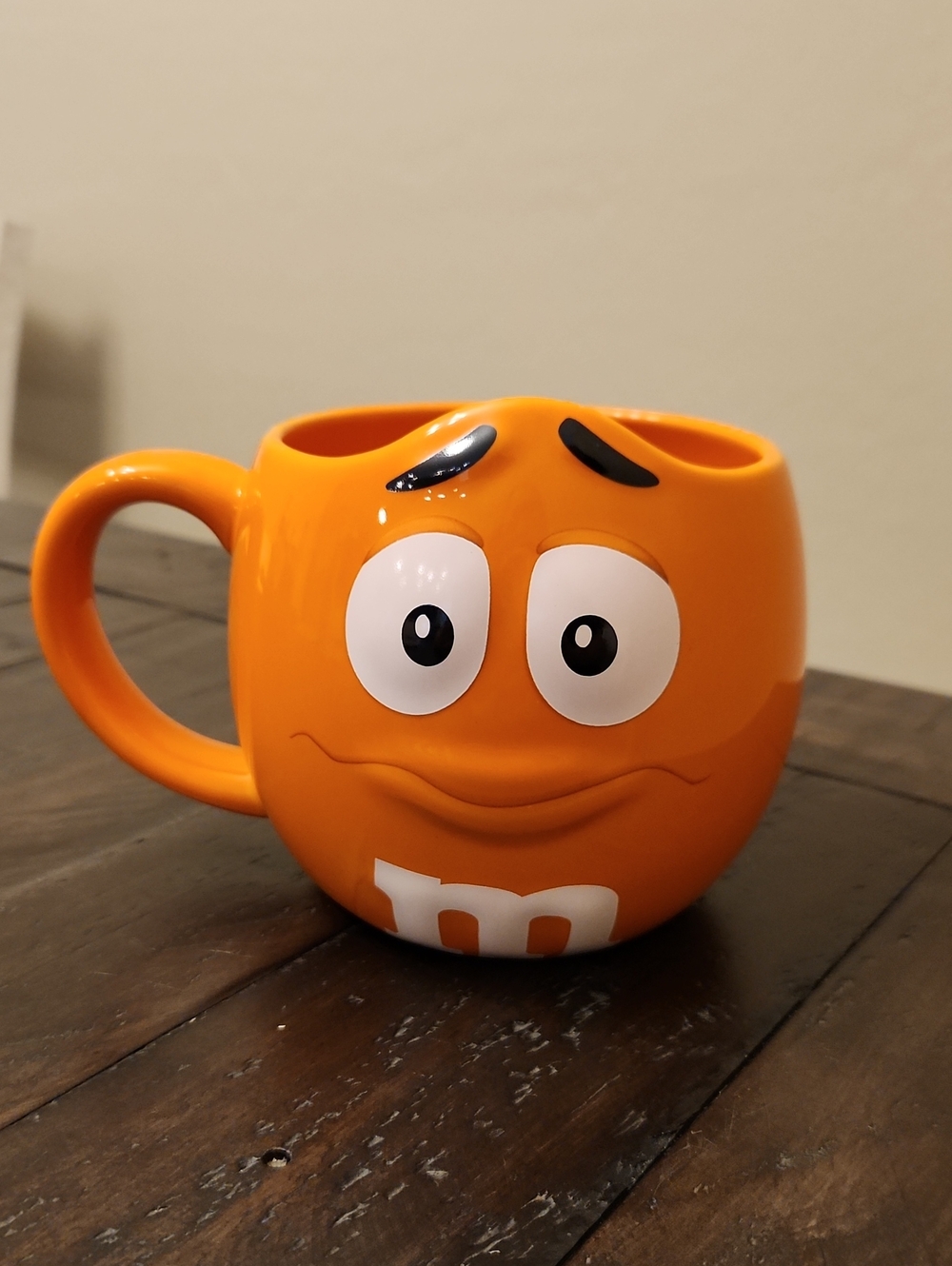 M&M'S 3D Oversize Orange Character Ceramic Mug